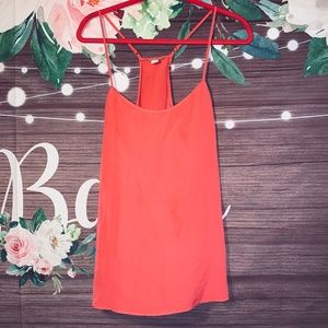 J.Crew Factory Adjustable Racerback Tank in Coral